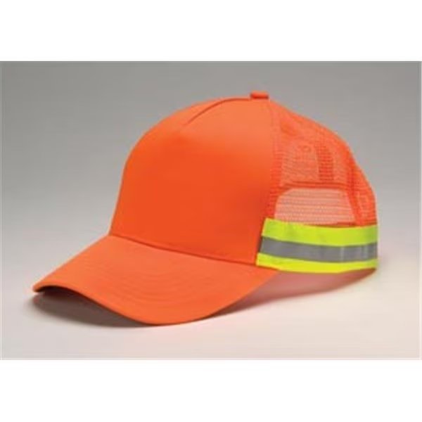 Trucker Reflective Hat Tr102 Orange One Size Fits All, Playback, Mfr#: PL143882